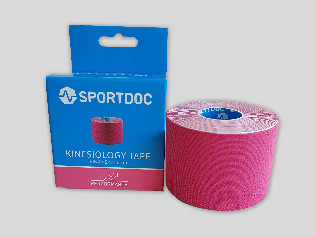 KinesioTejp 50mm x 5m rosafärgad från sportdoc
