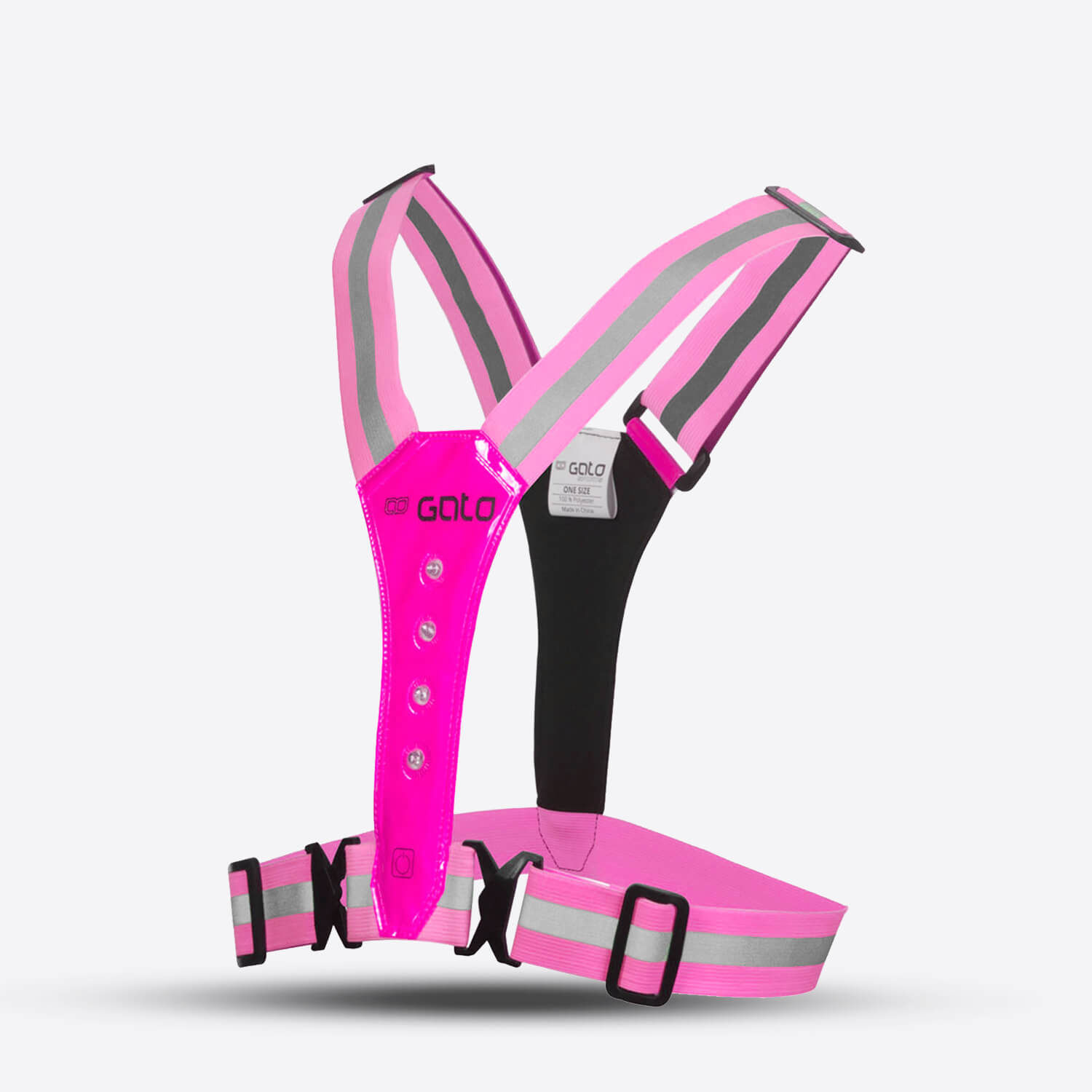 Gato LED Safer Sport Vest - Hot Pink