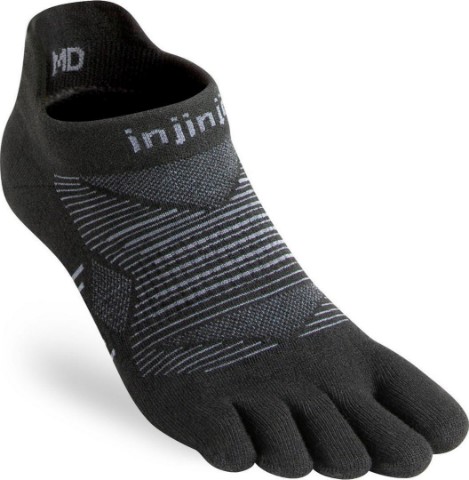 Injinji Run No-Show Noir - Tåstrumpa