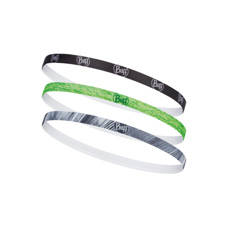 Buff Hårband med silikon - Oney Multi 3-pack - svart  grön grå<