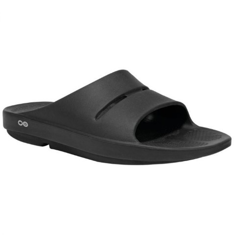 Oofos Sandal Ooahh Slide Black - För återhämtning