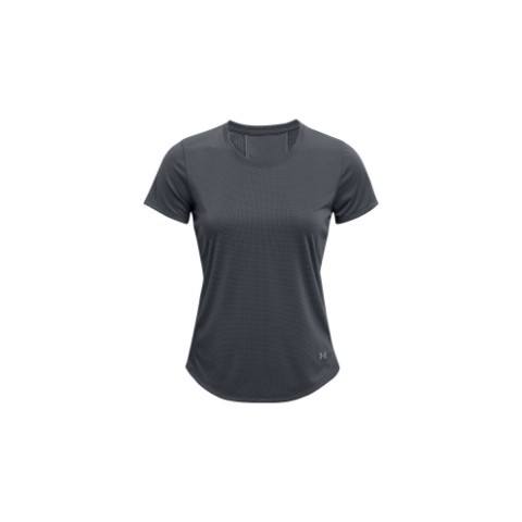 Under Armour Speed Stride 2.0 Tee Pitch Gray - Kortärmad löpartröja, Dam