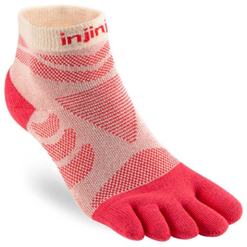 Injinji Womens Ultra Run Mini-C Peach- Tåstrumpa Dam