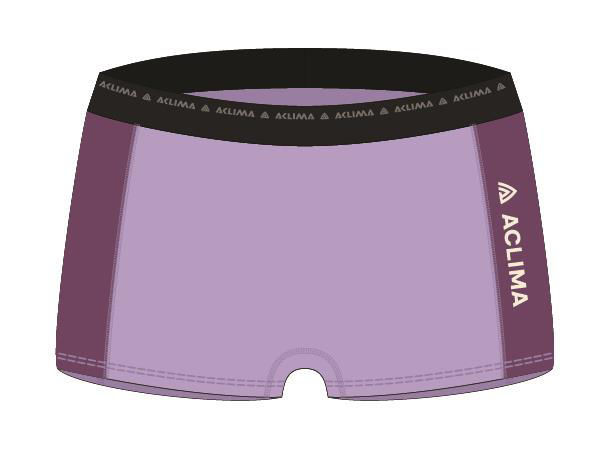 Aclima WarmWool hipster i Merinoull - Purple