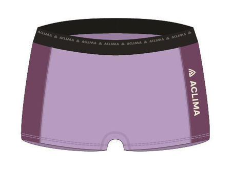 Aclima WarmWool Hipster Purple - Trosor i merinoull för damer, få kvar endast XS<