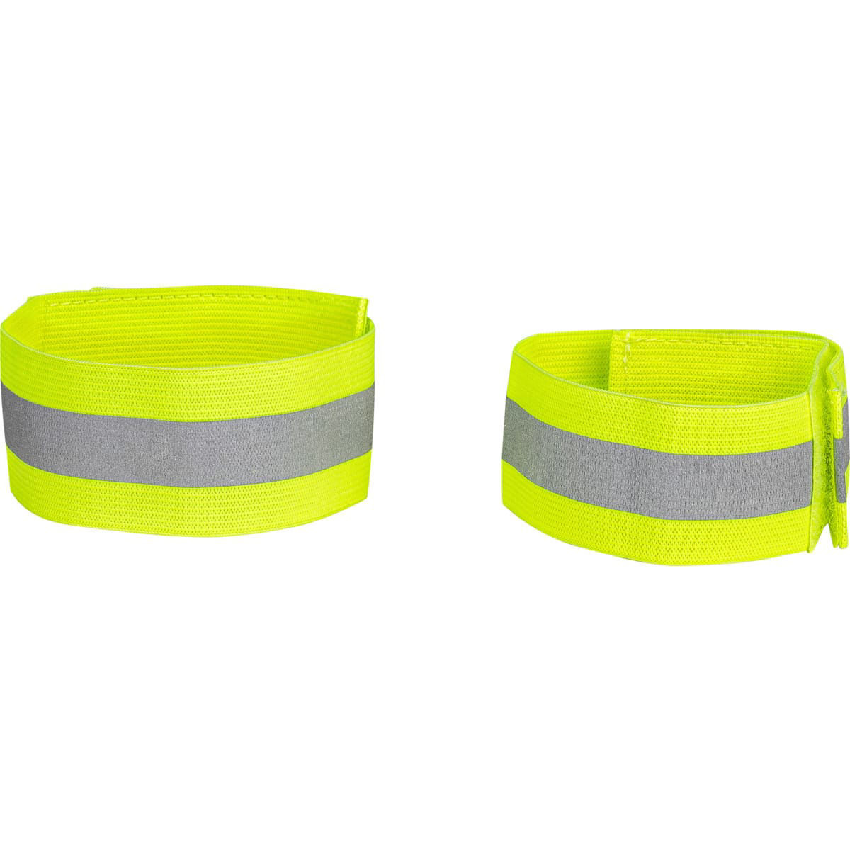 Nordic Grip Reflective 2 Arm/Leg Band Yellow - 2-pack gula mjuka reflexband för armar och ben