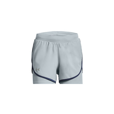 Under Armour Fly by Elite 2 in 1 Short Harbor Blue - Löparshorts, Dam