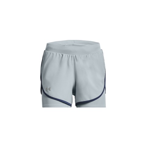 Under Armour Fly by Elite 2 in 1 Short Harbor Blue - Löparshorts, Dam