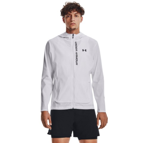 Under Armour Outrun the Storm Jacket White - Löparjacka, Herr