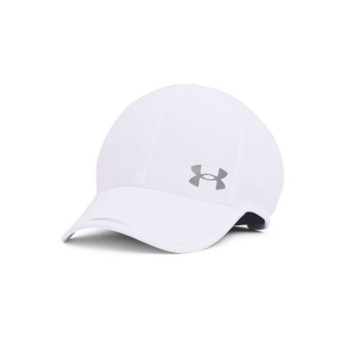 Under Armour Launch Run Cap White OSFM - Vit löparkeps, Dam