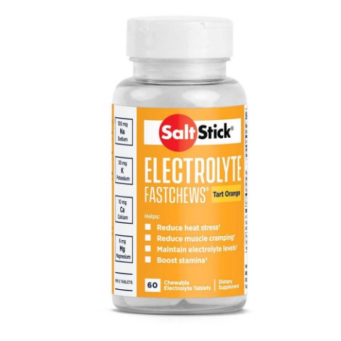 SaltStick Fastchews Orange - 60st Elektrolyt sugtabletter med apelsinsmak