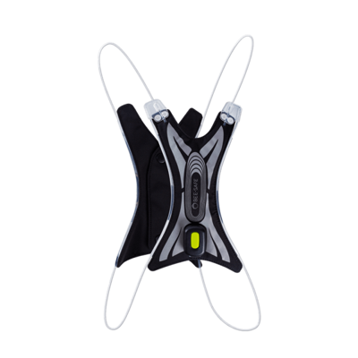 Bee-Safe LED Vest USB Spider Green - Lysande reflexväst