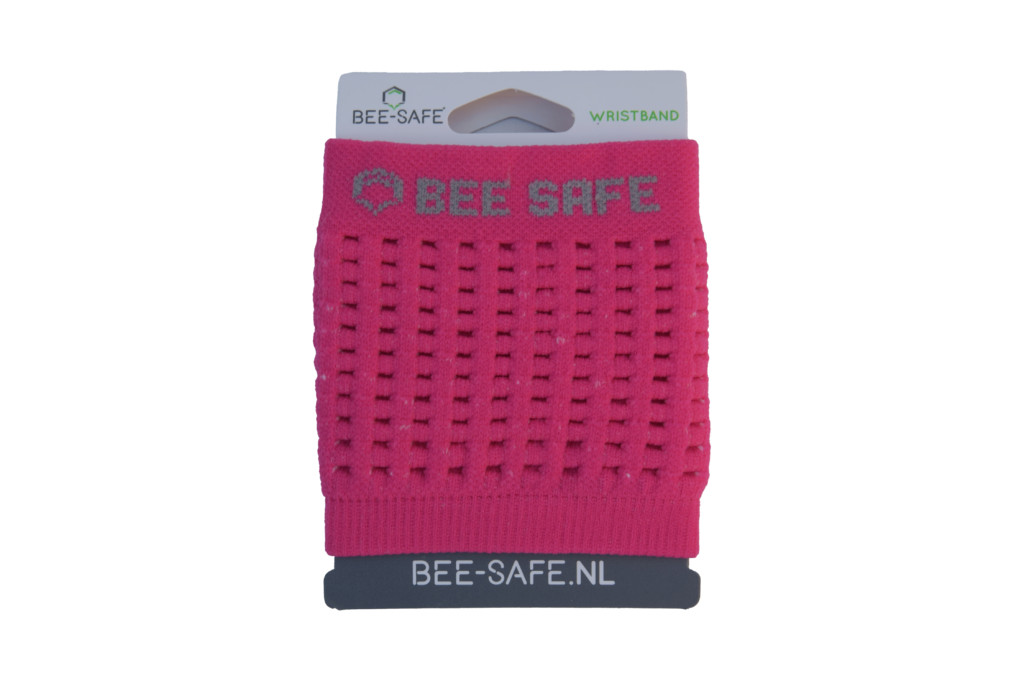 Bee Safe wristband - Rosa svettband