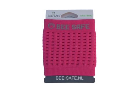 Bee Safe wristband - Rosa svettband