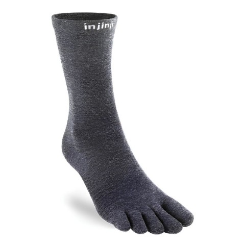 	Injinji Liner Crew Merino Wool Slate