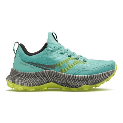 Saucony Endorphin Trail Women Cool Mint/Acid - Trailsko dam