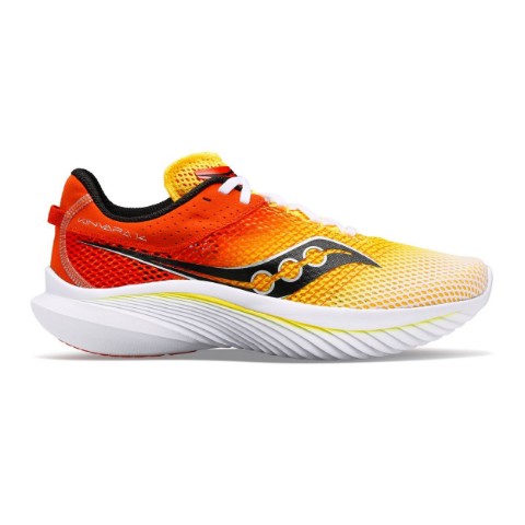 Saucony Kinvara Men - Röd/Gul Asfaltssko för Herrar