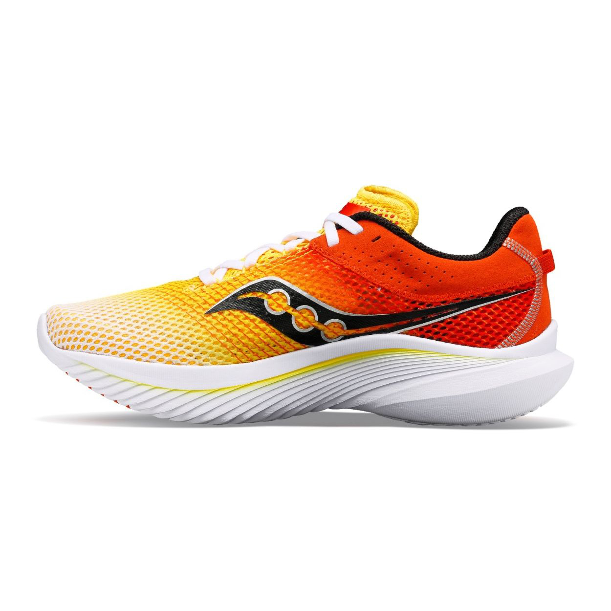 Saucony Kinvara Men - Röd/Gul Asfaltssko för Herrar