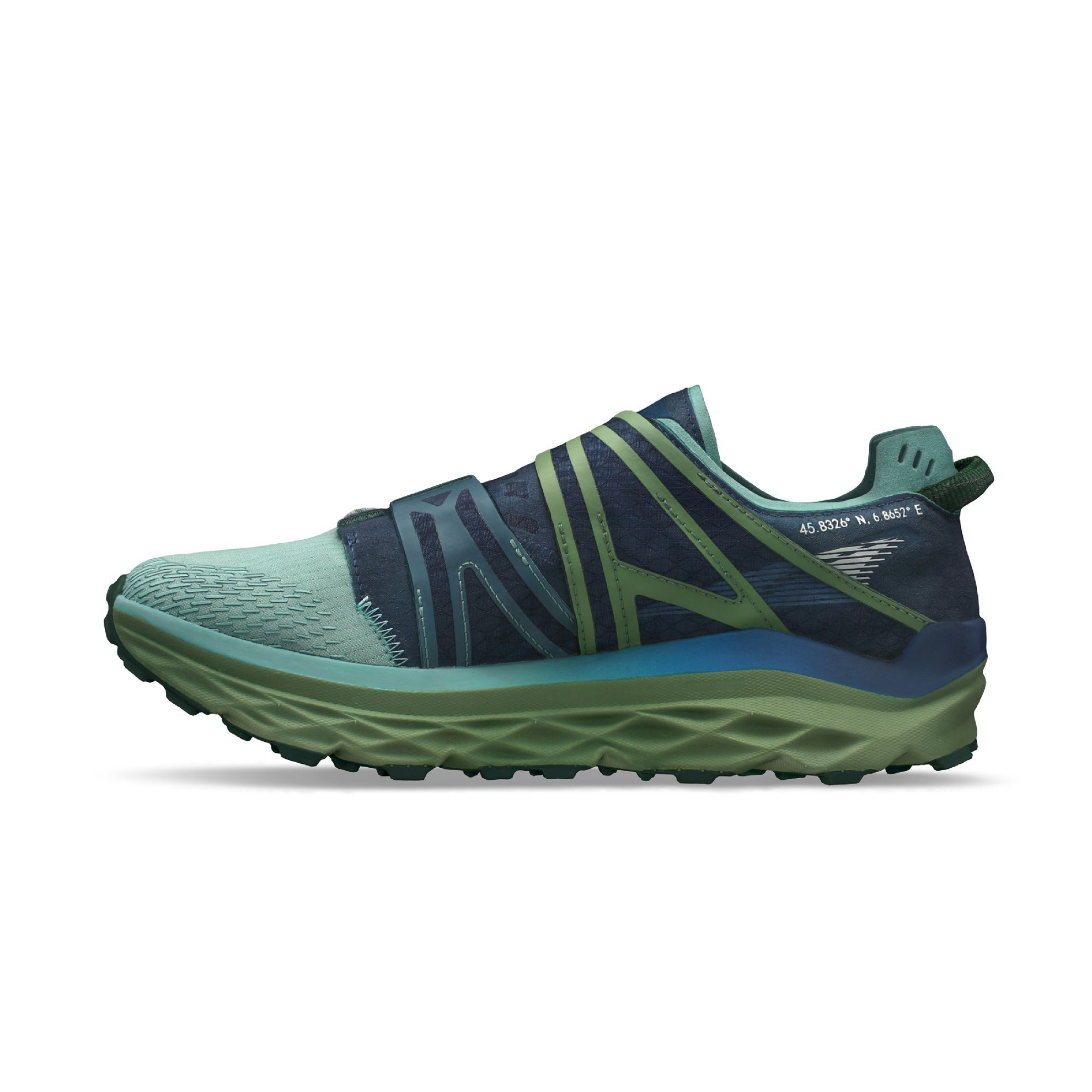 Altra W Mont Blanc BOA Blue/Green - Dammodell för traillöpning