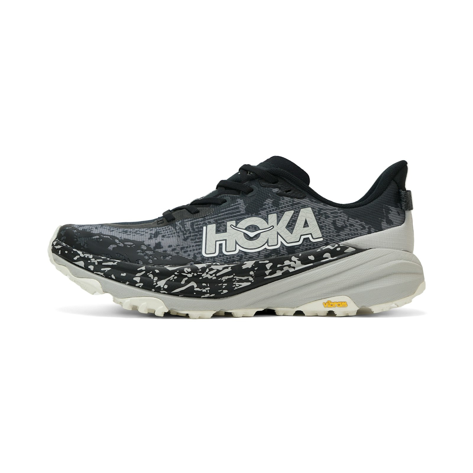 Hoka M Speedgoat 6 Svart/grå - Herrmodell för traillöpning