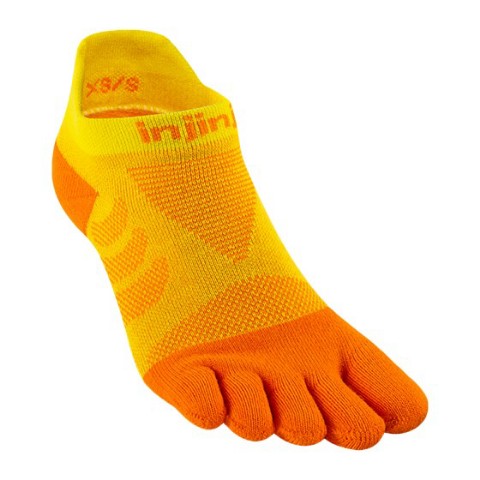 Injinji Womens Ultra Run No-Show Sunflower- Tåstrumpa Dam