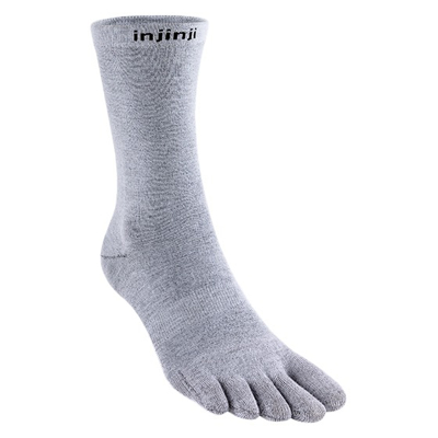 Injinji Liner Crew Gray - Innerstrumpa