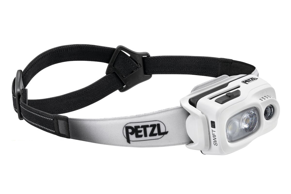 NYA Petzl SWIFT RL White - Ljusstark pannlampa för löpning 1100 lumen