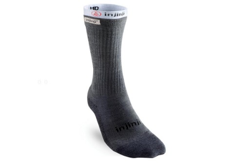 Injinji Liner + Hiker Crew Gray - Herr