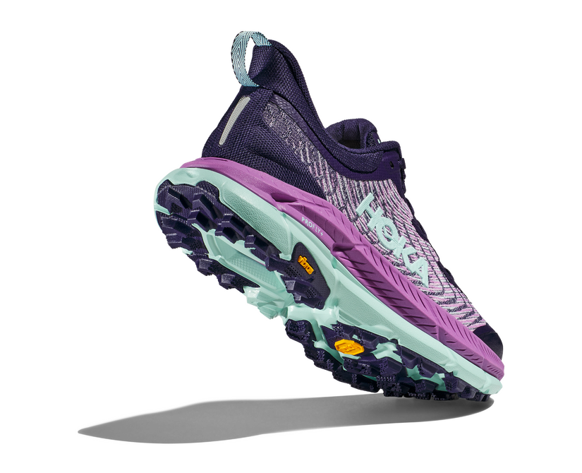 Hoka Women MAFATE SPEED 4 NIGHT SKY / ORCHID FLOWER - Dam Trail