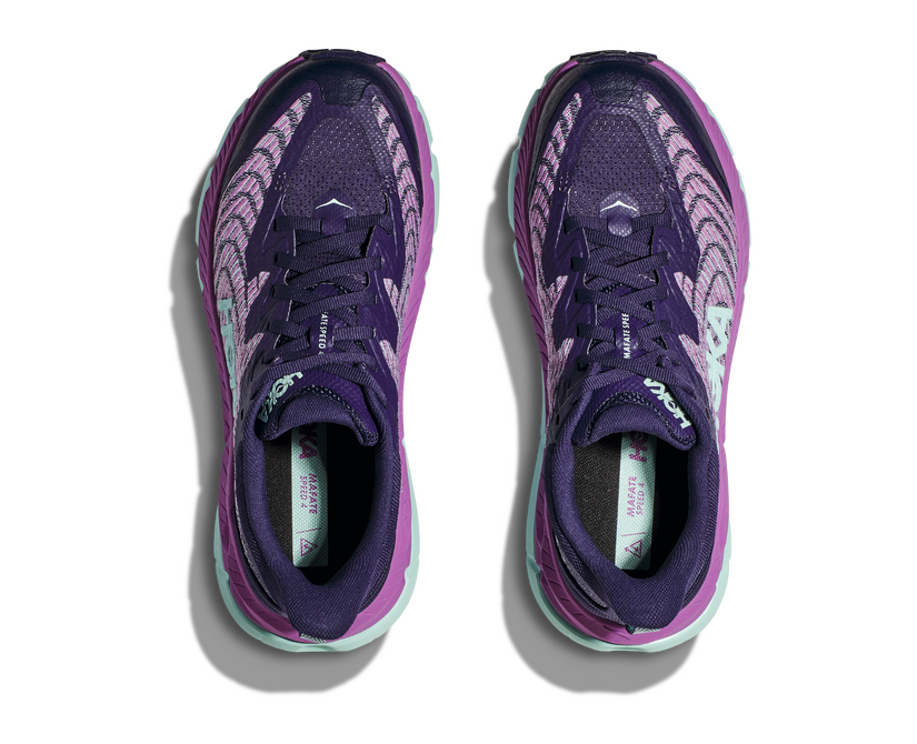 Hoka Women MAFATE SPEED 4 NIGHT SKY / ORCHID FLOWER - Dam Trail