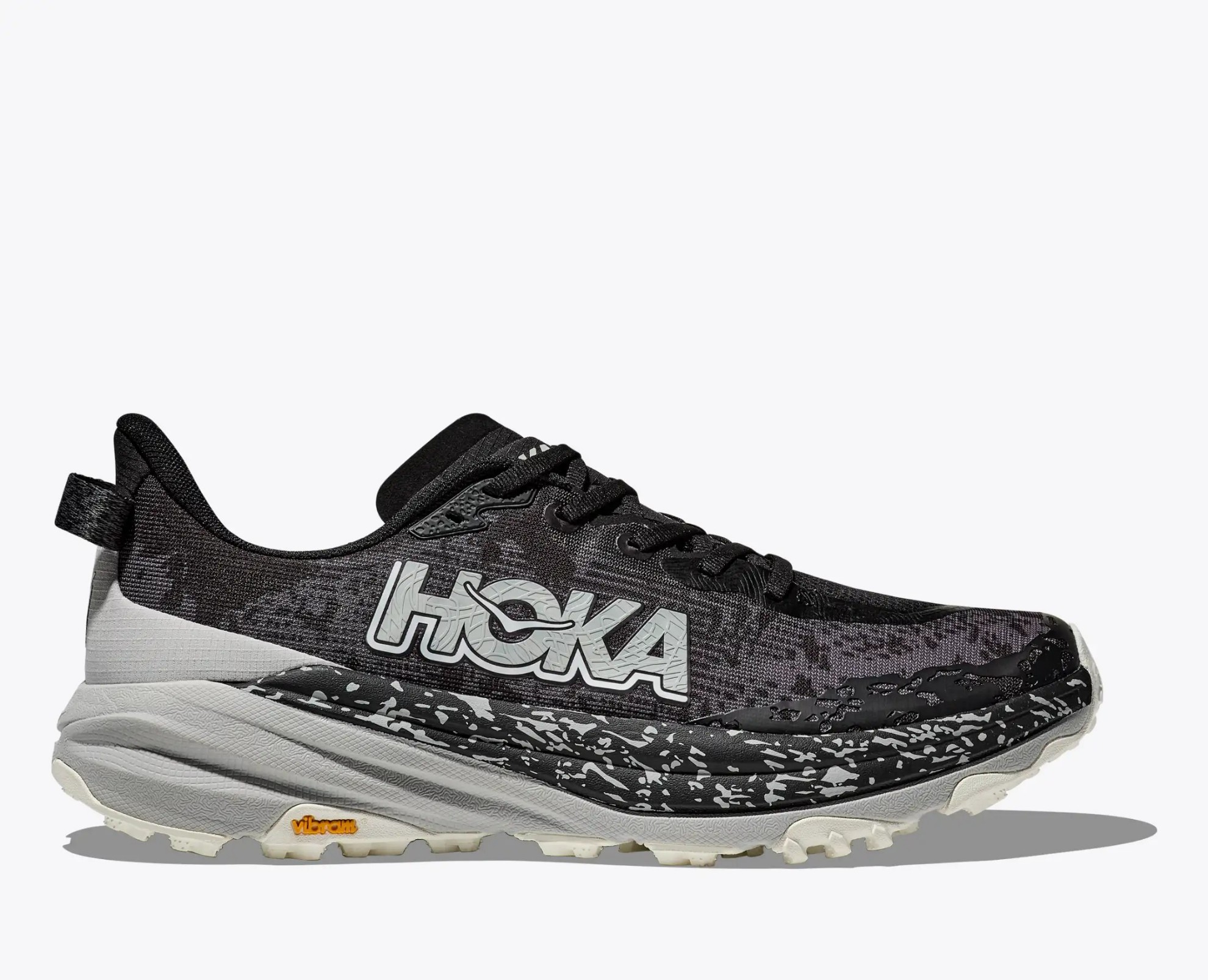 Hoka M Speedgoat 6 Svart/grå - Herrmodell för traillöpning