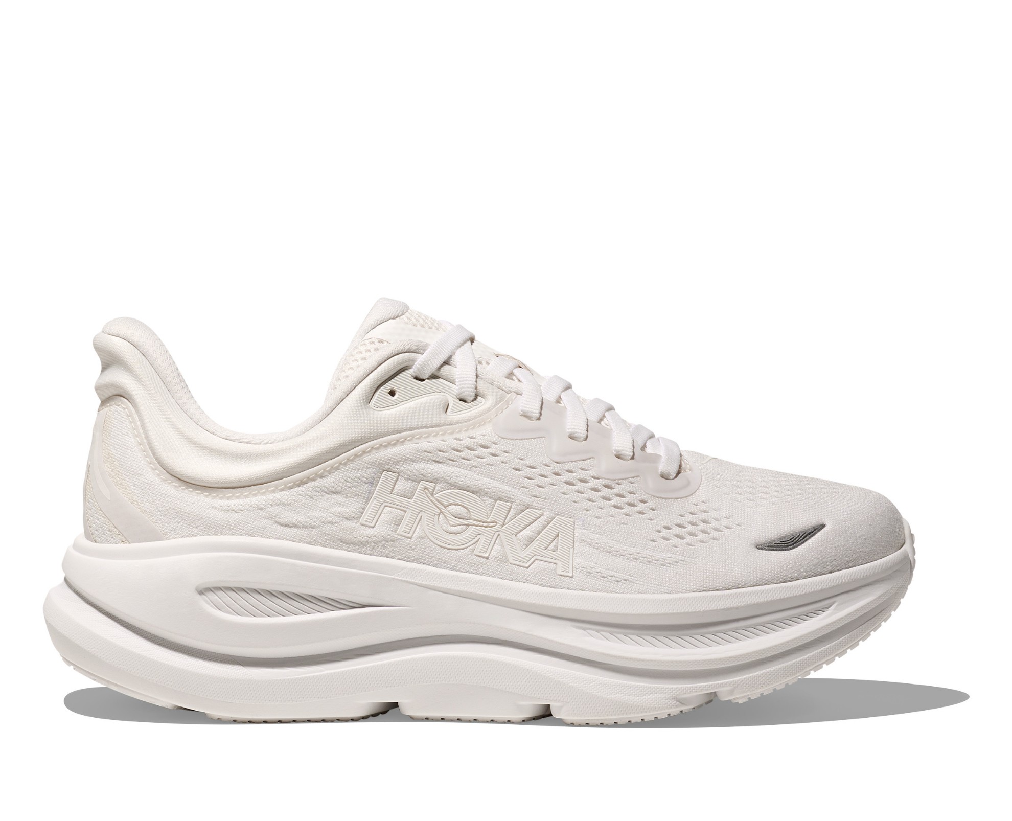 Hoka Woman Bondi 9 White / White - Dam (Hoka Bondi)