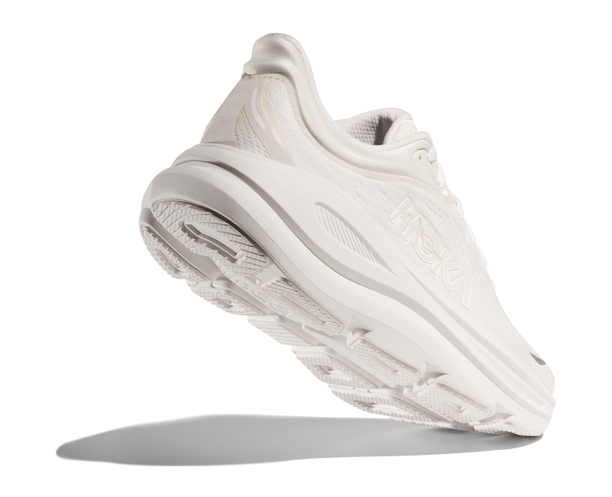 Hoka Woman Bondi 9 White / White - Dam (Hoka Bondi)