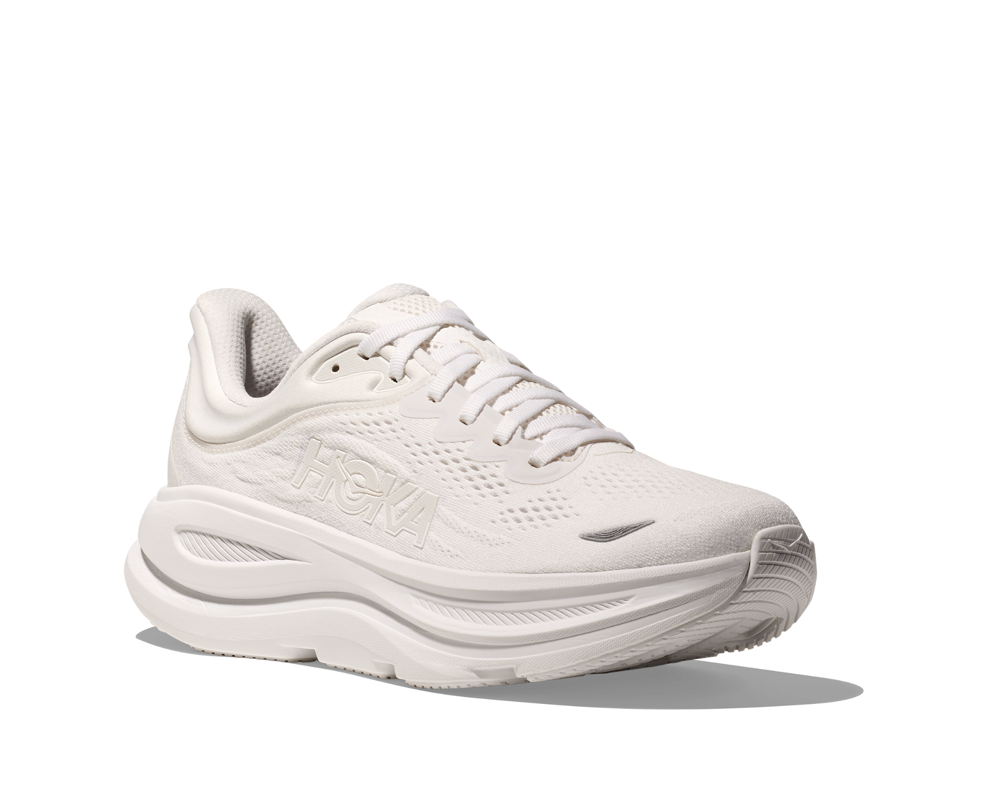 Hoka Woman Bondi 9 White / White - Dam (Hoka Bondi)